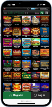 Mr Vegas slots lobby